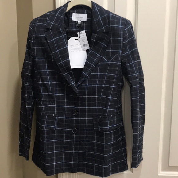 Current Elliott Beaufort Blazer in Mele Plaid - Picture 6 of 7